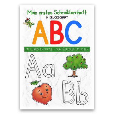 Mein erstes Schreiblernheft - ABC - in Druckschrift (A5/A4)