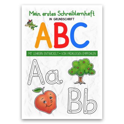 Mein erstes Schreiblernheft - ABC - in Grundschrift (A5/A4)